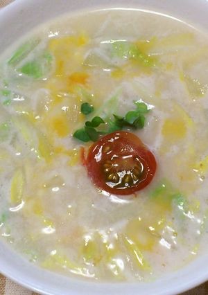 白菜の濃厚味噌みるくすーぷ＊-レシピのメイン写真