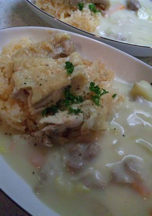 ガッツリお肉のチキンライス-レシピのメイン写真