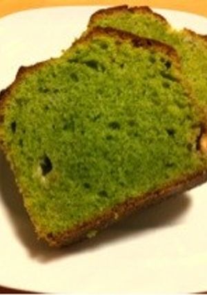 ☆抹茶＆ホワイトチョコのパウンドケーキ☆-レシピのメイン写真