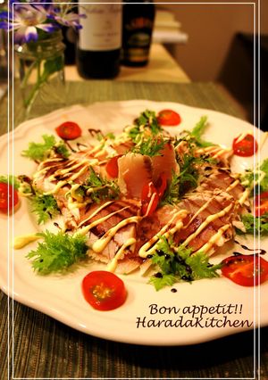 大絶賛！炙りマグロのカルパッチョ✿-レシピのメイン写真