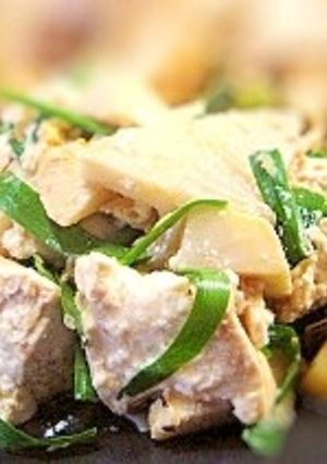 春☆簡単☆たけのこの白味噌チャンプルー-レシピのメイン写真