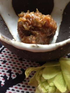 春の定番~ふきのとう胡桃味噌-レシピのメイン写真