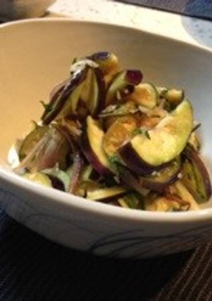なすとみょうが-レシピのメイン写真