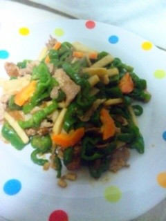 ☆豚こま肉で!美味しい青椒肉絲☆-レシピのメイン写真