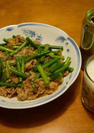 本格中華？豚肉とニンニクの芽の炒め物-レシピのメイン写真