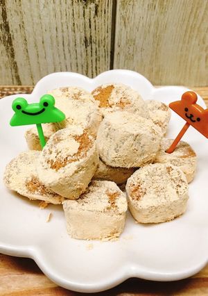《材料2つ》レンジで簡単★きなこ棒を再現-レシピのメイン写真