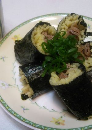 あまったパスタで海苔巻き-レシピのメイン写真