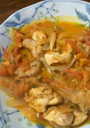 簡単★フレッシュトマト★チキンのトマト煮-レシピのメイン写真
