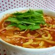 トマトジュースで簡単★トマトラーメン