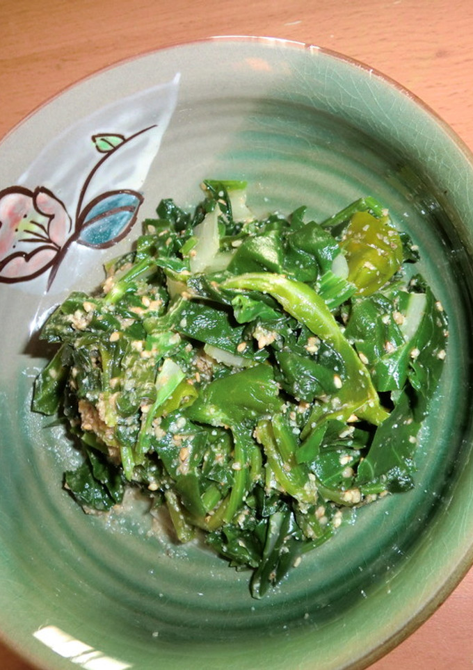 菜っ葉とほうれん草の胡麻和え-レシピのメイン写真