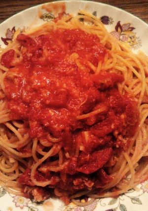 簡単!蟹とホタテのクリームパスタ-レシピのメイン写真