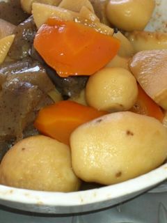 里芋*人参*蒟蒻*筍*煮物-レシピのメイン写真