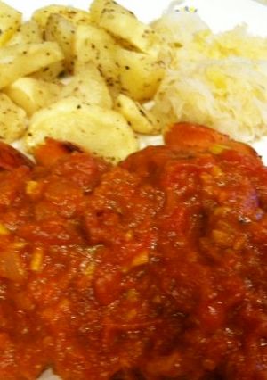 トマト缶とソーセージでカレーブルスト-レシピのメイン写真