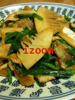 歯応え抜群!筍とエリンギの豚肉炒め中華風-レシピのメイン写真