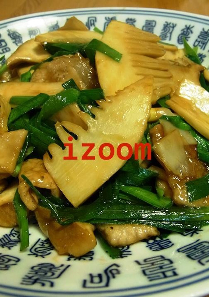 歯応え抜群！筍とエリンギの豚肉炒め中華風-レシピのメイン写真