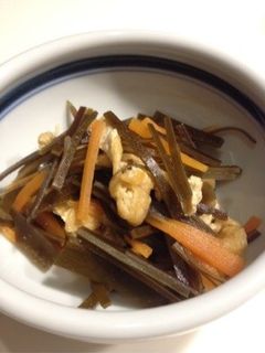 昆布と油あげの煮物-レシピのメイン写真