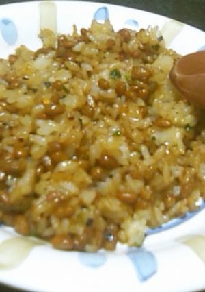 男のピリ辛納豆チャーハン-レシピのメイン写真