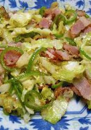 ベーコンの野菜炒め-レシピのメイン写真