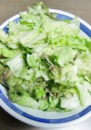 サニーレタスをあっさりと食べる-レシピのメイン写真