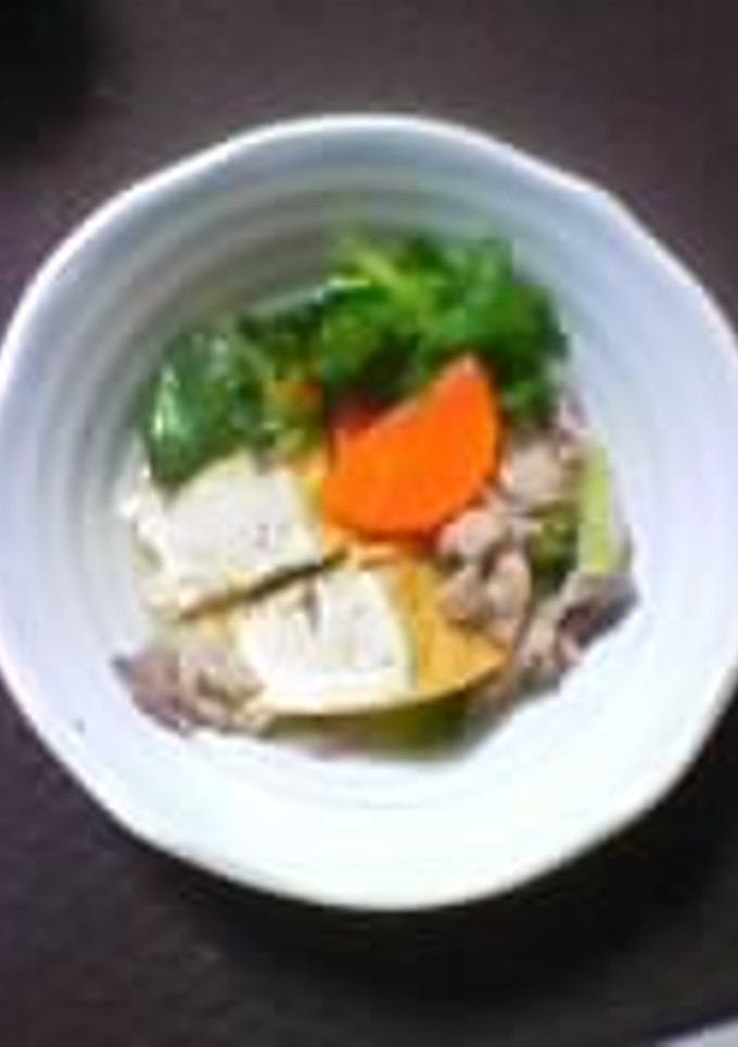 小松菜と厚揚げの煮物-レシピのメイン写真