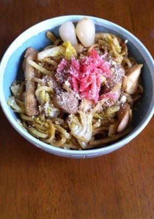 焼きカレーうどん‼-レシピのメイン写真
