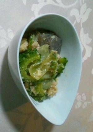 ゴーヤの肉味噌炒め-レシピのメイン写真