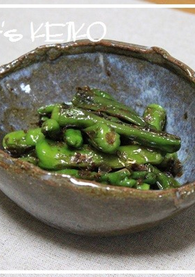 【農家のレシピ】ししとうの甘辛炒め-レシピのメイン写真