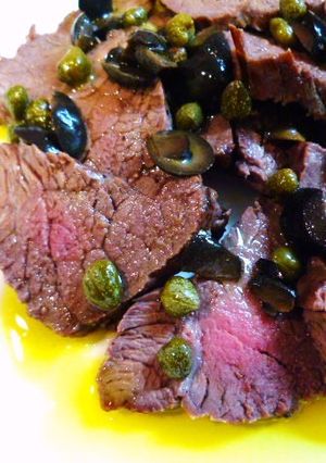 牛もも肉のオリーブ油ソース-レシピのメイン写真
