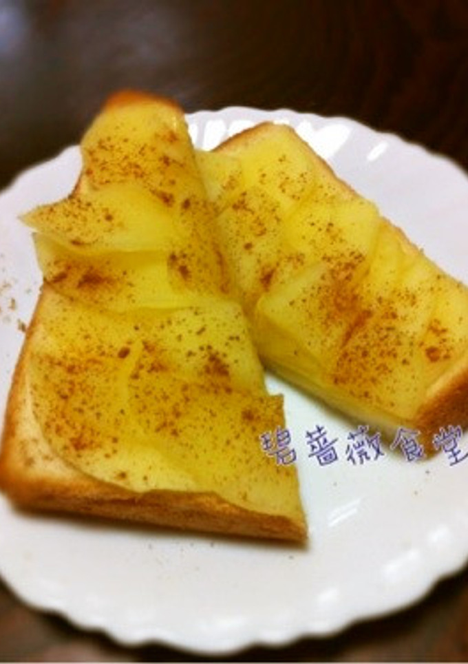 簡単＊りんごトースト-レシピのメイン写真