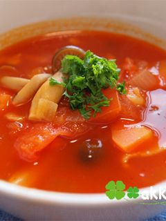 トマト好きさんのためのトマトスープ-レシピのメイン写真