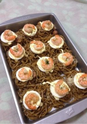 簡単☆焼そばでおもてなし前菜！カナッペ風-レシピのメイン写真