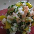 エビとパプリカのメキシカン風サラダ
