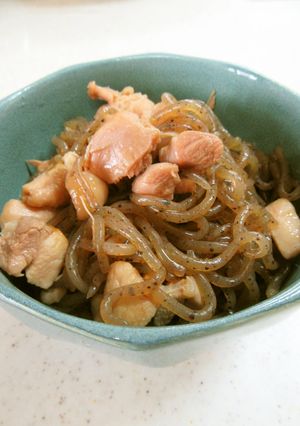 鶏肉と糸こんにゃくのピリ辛煮-レシピのメイン写真