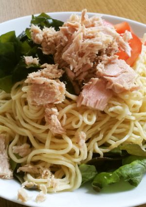 働くママの簡単!サラダラーメン（ツナ）-レシピのメイン写真