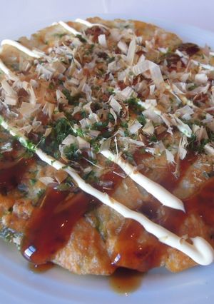 カリフラワーで変わりお好み焼き-レシピのメイン写真