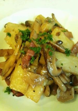 きのこと山芋のバター醤油炒め-レシピのメイン写真