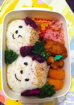 キャラ弁 柴漬けでわんちゃん耳★-レシピのメイン写真
