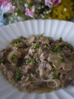 時短でもこくマロ! ビーフストロガノフ♪-レシピのメイン写真