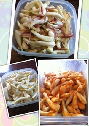 初夏が旬☆泥らっきょうの塩漬け＆キムチ漬-レシピのメイン写真