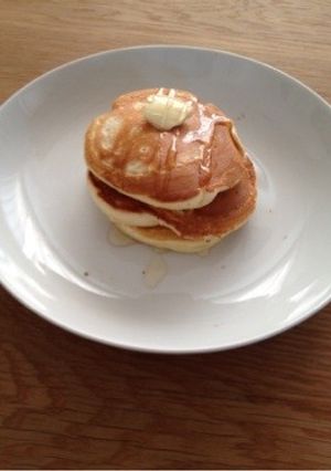 マヨでお一人様用★パンケーキ-レシピのメイン写真