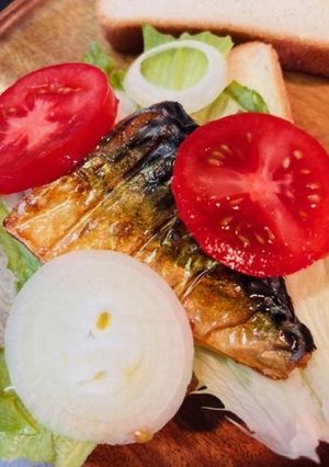 【食品安全】サバのオープンサンド-レシピのメイン写真
