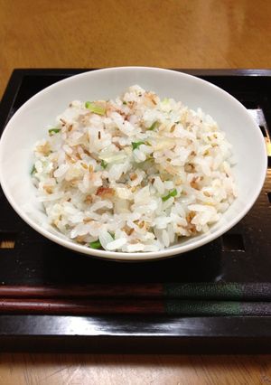 金いりごまとらっきょうの混ぜご飯♪♪-レシピのメイン写真