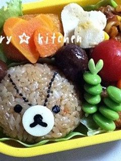 キャラ弁『くまのがっこう♫ジャッキー』-レシピのメイン写真