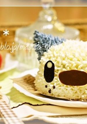 ミジュマルのミニドームケーキ-レシピのメイン写真