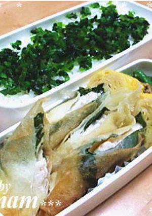 お弁当に☆鶏ささみの紫蘇＆チーズ春巻き-レシピのメイン写真