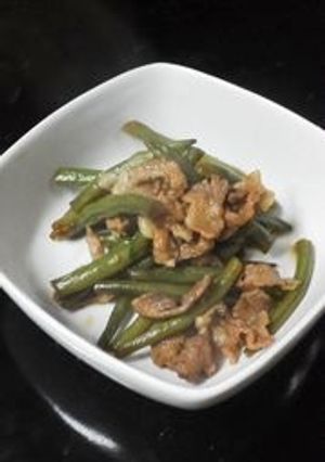 いんげんと豚肉のしょうが煮-レシピのメイン写真