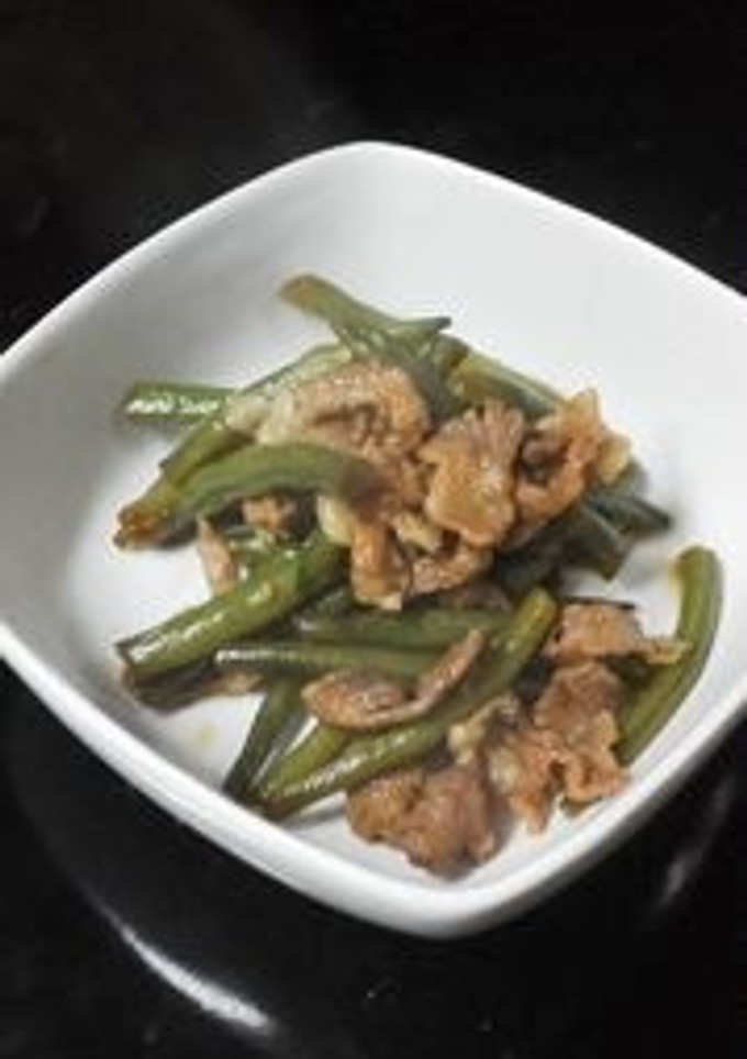 いんげんと豚肉のしょうが煮-レシピのメイン写真
