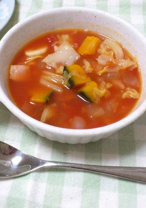 余った野菜でミネストローネ-レシピのメイン写真