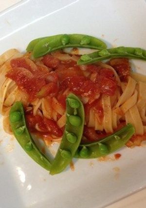 簡単トマトソースdeごちそうパスタ-レシピのメイン写真