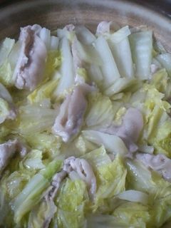 白菜と豚肉の蒸し鍋-レシピのメイン写真
